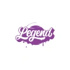 Legend Sticker 17x17 Cm Mor
