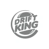 Drift King Sticker 17x17 Cm Gri