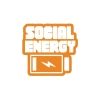Social Energy Sticker 17x17 Cm Turuncu