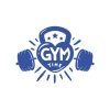 GYM Times Sticker 17x17 Cm Mavi