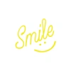 Smile Sticker  17x17 Cm Sarı