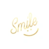 Smile Sticker  17x17 Cm Gold