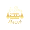 We Sleep Around Sticker 17x17 Cm Gold