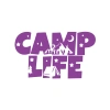 Camp Lifer Sticker 17x17 Cm Mor