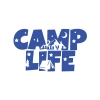 Camp Lifer Sticker 17x17 Cm Mavi
