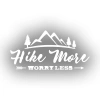 Hike More Dağ Sticker 17x17 Cm Beyaz