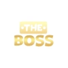 The Boss Sticker 17x17 Cm Gold