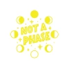 Not Phase Sticker 17x17 Cm Sarı