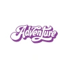 Adventure Sticker 17x17 Cm Mor
