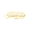 Adventure Sticker 17x17 Cm Gold