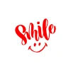 Smile Sticker  17x17 Cm Kırmızı