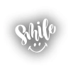 Smile Sticker  17x17 Cm Beyaz
