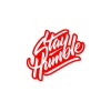 Stay Humble Sticker 17x17 Cm Kırmızı