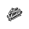 Stay Humble Sticker 17x17 Cm Siyah