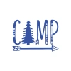 Camp Sticker 17x17 Cm Mavi