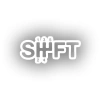 Shift Vites Sticker 17x17 Cm Beyaz
