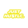 Just Hustle Sticker 17x17 Cm Sarı