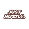Just Hustle Sticker 17x17 Cm Kahverengi