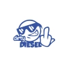 Dirty Diesel Sitcker 17x17 Cm Mavi