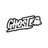 Ghost Hayalet Sticker 17x17 Cm Siyah