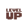 Level Up Sticker 17x17 Cm Kahverengi