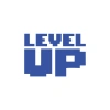 Level Up Sticker 17x17 Cm Mavi