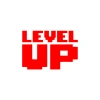 Level Up Sticker 17x17 Cm Kırmızı
