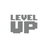 Level Up Sticker 17x17 Cm Gri