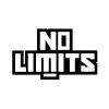 No Limit Sticker 17x17 Cm Siyah