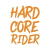 Hard Core Rider Sticker 17x17 Cm Turuncu