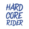 Hard Core Rider Sticker 17x17 Cm Mavi
