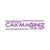Pardon Çakmağınız var mı Sticker 17x17 Cm Mor