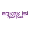 Erkek İşi Helal Basık Sticker 17x17 Cm Mor