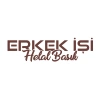 Erkek İşi Helal Basık Sticker 17x17 Cm Kahverengi