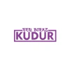 Sen Biraz Kudur Sticker 17x17 Cm Mor