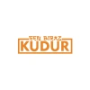 Sen Biraz Kudur Sticker 17x17 Cm Turuncu