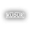 Sen Biraz Kudur Sticker 17x17 Cm Beyaz