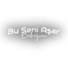 Bu Seni Aşar Bebeğim Sticker 17x17 Cm Beyaz