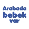 Arabada Bebek Var Sticker 17x17 Cm Mavi