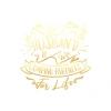 Husband Sticker 17x17 Cm Gold