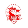 Surf Sticker 17x17 Cm Kırmızı