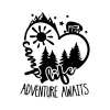 Camp Life Sticker 17x17 Cm Siyah