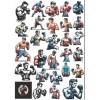 Dövüşçü Boksör Sticker Set