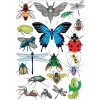 Kelebekler Sticker Set