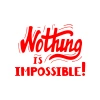 Nothing İs impossible 17x17 Cm Kırmızı