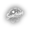 Sunshine Sticker 17x17 Cm Beyaz
