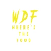 WDF where the food Sticker 17x17 Cm Sarı