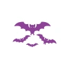 Yarasalar Sticker 17x17 Cm Mor