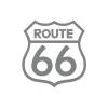 Route 66 Sticker 17x17 Cm Gri