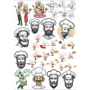 Aşçı Sticker Set